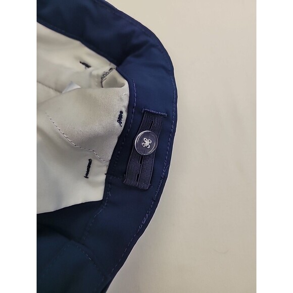 Wonder Nation Boys Navy Blue Uniform Shorts 14 Poly Spandex Adjustable Waist - Picture 7 of 7